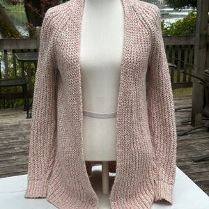 Pink Knitted Cardigan